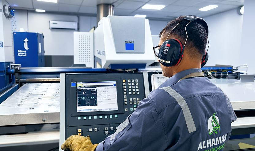 Worker in Factory